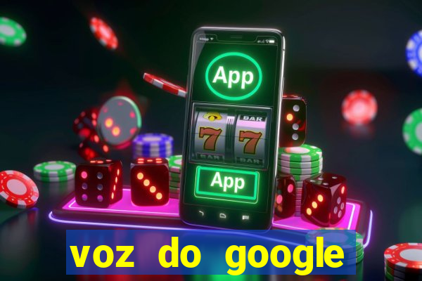 voz do google tradutor homem